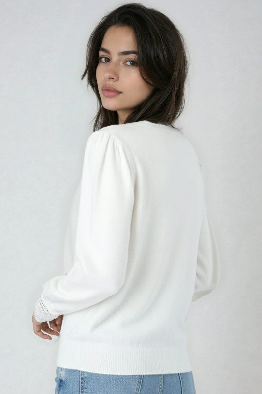 Women's V- Neck Sweater