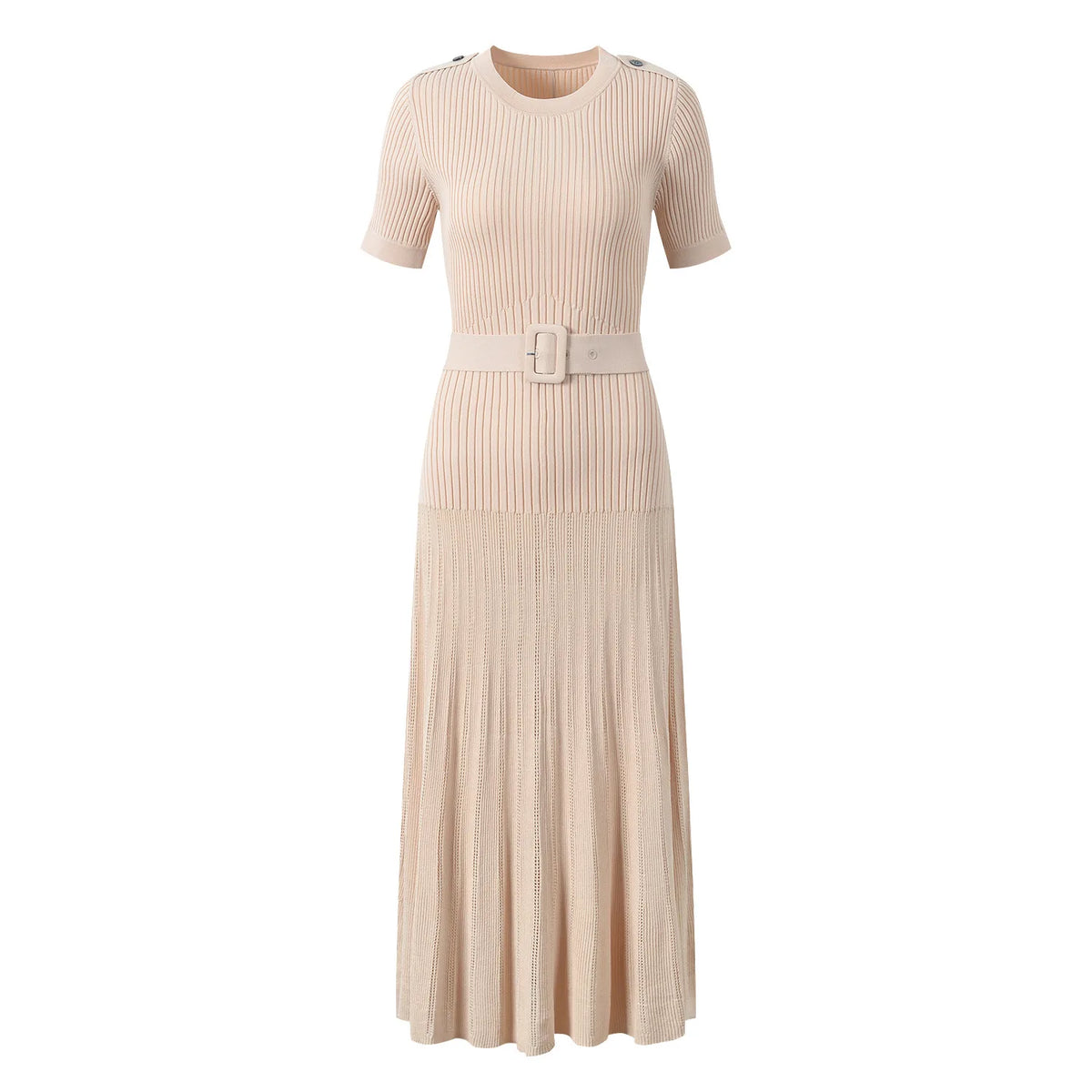 Lady Spring Breathable Knit Dress