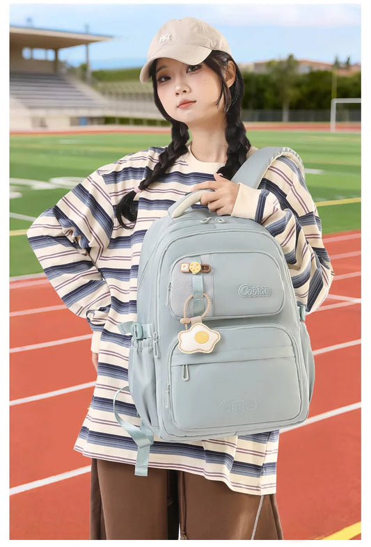 Teen Girls' Large School Backpack | Spine Support, Lightweight