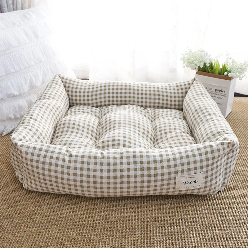 New Four Seasons Universal Pet Nests Spring and Autumn Square Nests Winter Warm Dog Nests Cat Nests Thickened Small Dog NestsCat