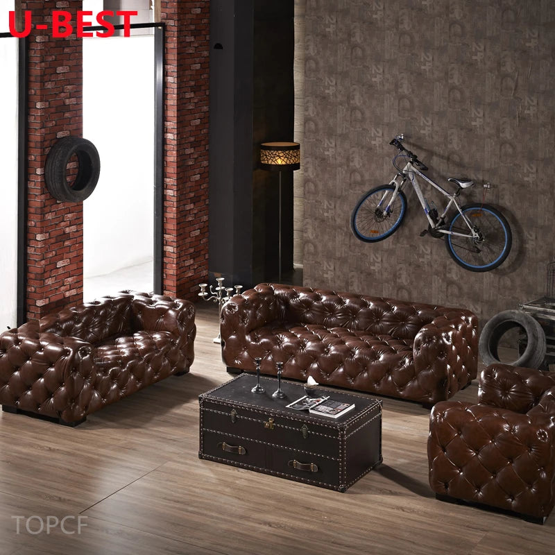 U-BEST American European Leather Corner Luxury Sofa Divani Kanepe Hoekbank Mueble Meble De Salon Maison Furniture Living Room