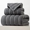 450GSM Egyptian Cotton Luxury Bath Towel Set Hotel Grade Woven Organic Anti-static Jacquard Soft Absorbent Quick-Dry 3Pcs Thick