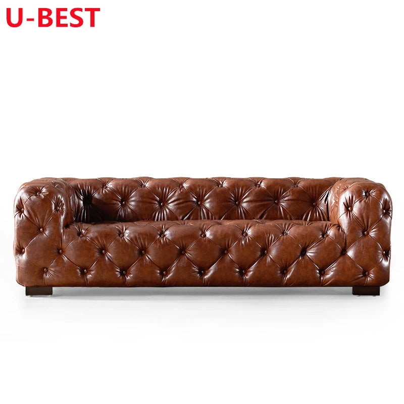U-BEST American European Leather Corner Luxury Sofa Divani Kanepe Hoekbank Mueble Meble De Salon Maison Furniture Living Room