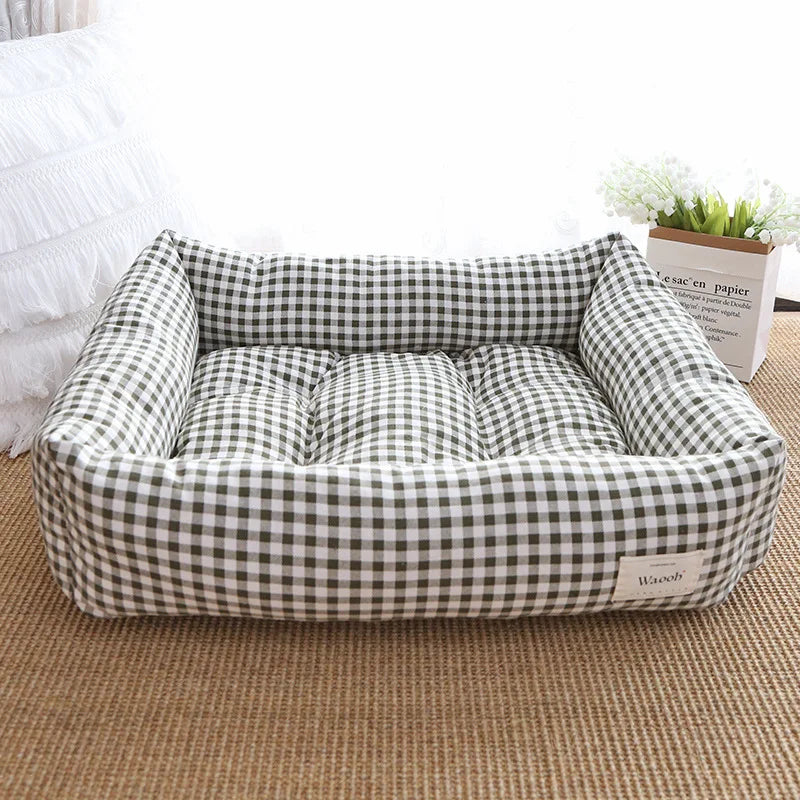 New Four Seasons Universal Pet Nests Spring and Autumn Square Nests Winter Warm Dog Nests Cat Nests Thickened Small Dog NestsCat