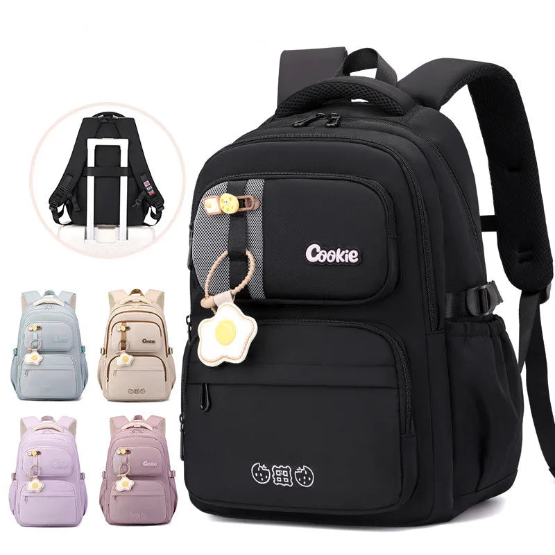 Teen Girls' Large School Backpack | Spine Support, Lightweight