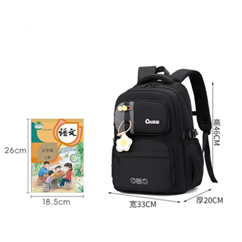Teen Girls' Large School Backpack | Spine Support, Lightweight