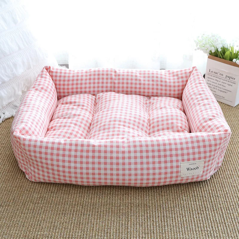 New Four Seasons Universal Pet Nests Spring and Autumn Square Nests Winter Warm Dog Nests Cat Nests Thickened Small Dog NestsCat