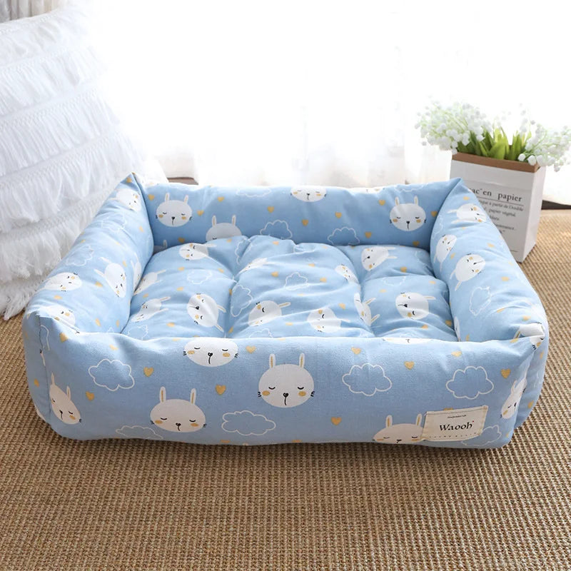 New Four Seasons Universal Pet Nests Spring and Autumn Square Nests Winter Warm Dog Nests Cat Nests Thickened Small Dog NestsCat