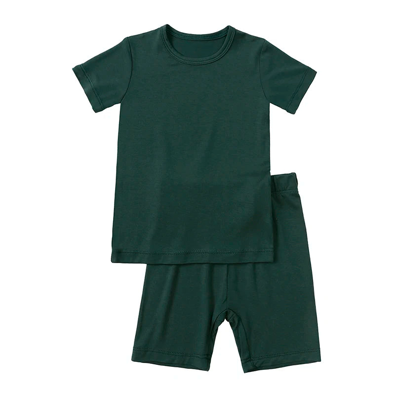 Bamboo Fiber Kids Pajama Set – Breathable, 9M–7T