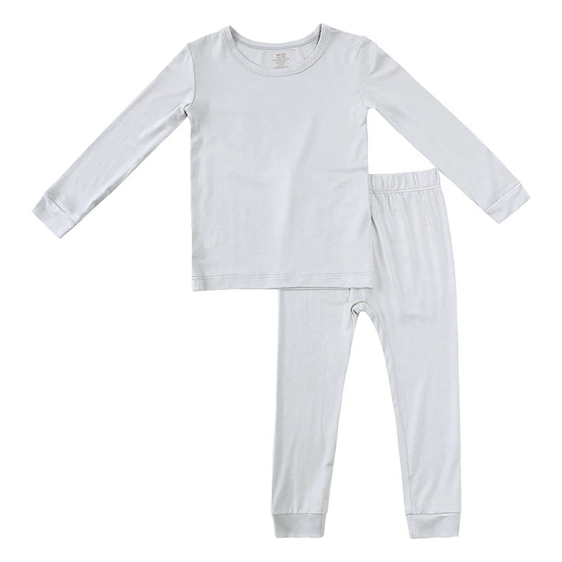 Bamboo Fiber Kids Pajama Set – Breathable, 9M–7T