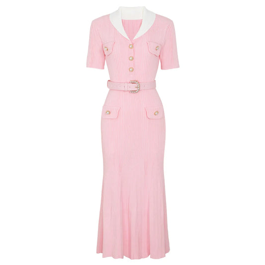 Dora Knitted Sweater Dress | Designer Party Dresses Lady