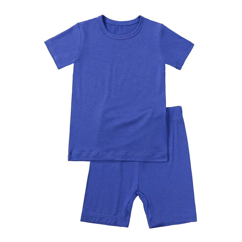 Bamboo Fiber Kids Pajama Set – Breathable, 9M–7T