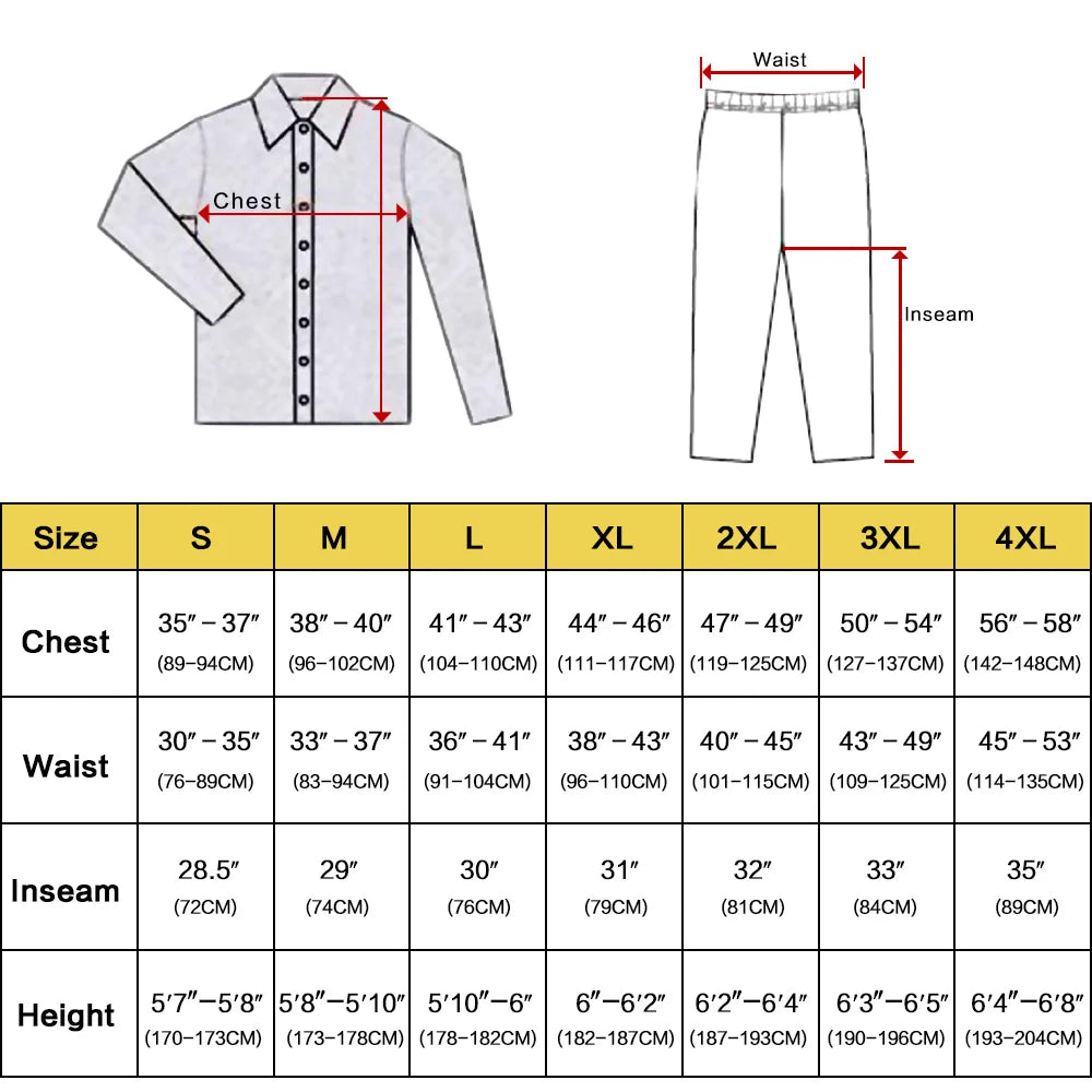 Men’s Silk Satin PJ Set – Classic Loungewear, S–4XL
